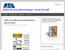 Tablet Screenshot of e-livres.ws